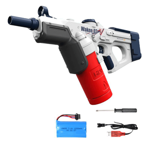 تفنگ اسباب بازی آب پاش شارژی سفید Electric Water Gun WAKEN 03_اسباب بازی